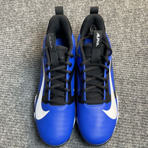 Nike Alpha Menace 4 Shark Cleats Men Size 10 Blue Black Football FN0028-400 NEW main image 7